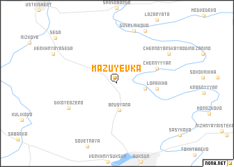 map of Mazuyevka