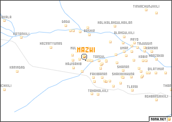 map of Mazwi