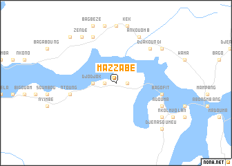 map of Mazzabé