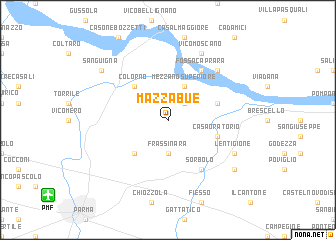 map of Mazzabue