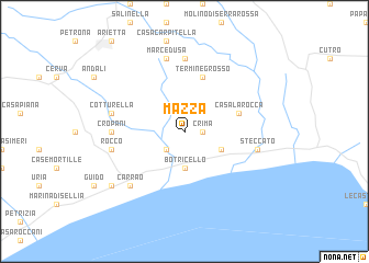 map of Mazza