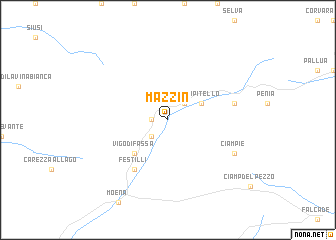 map of Mazzin