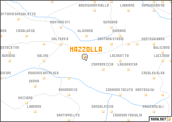 map of Mazzolla