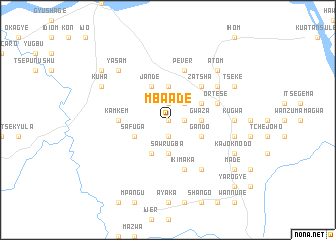 map of Mbaade