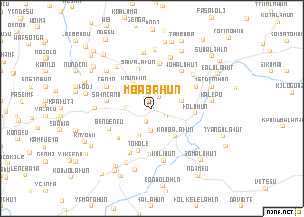 map of Mbabahun