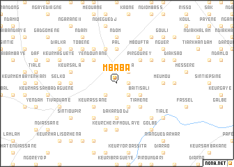 map of Mbaba