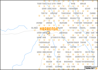 map of Mbabende