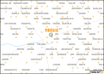 map of Mbadié