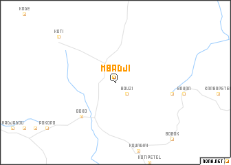map of Mbadji
