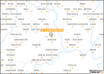 map of Mbadoumou I