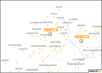 map of M. Baeco
