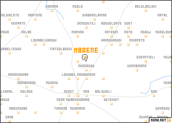 map of Mbaène