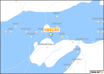 map of Mbagam