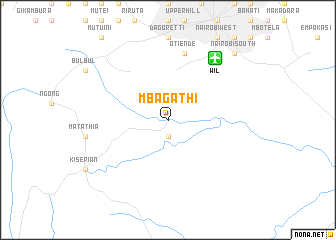 map of Mbagathi