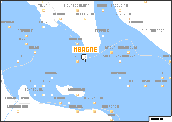 map of Mbagne