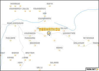 map of Mbahankou