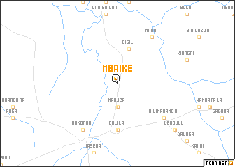 map of Mbaike