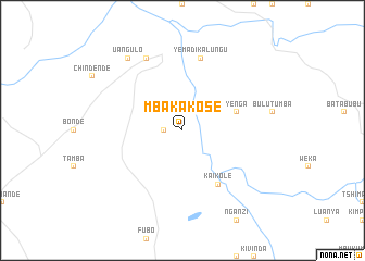 map of Mbaka-Kose