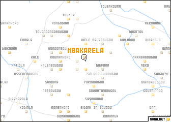 map of Mbakaréla