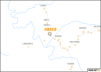 map of Mbaka