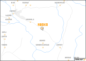 map of Mbaka