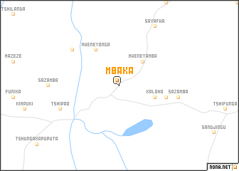 map of Mbaka