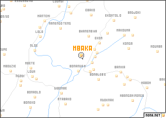 map of Mbaka