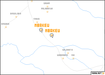 map of Mbakeu