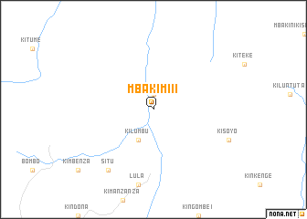 map of Mbakimi II