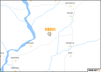 map of Mbaki