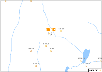 map of Mbaki