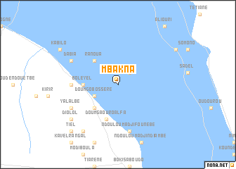 map of Mbakna