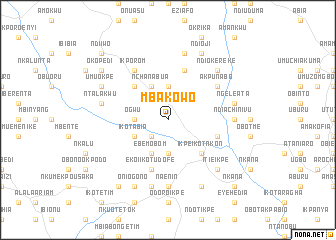 map of Mbakowo