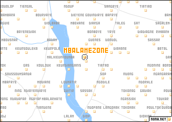 map of Mbalamézone