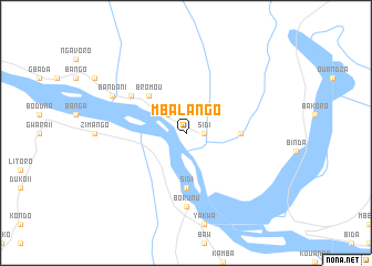 map of Mbalango
