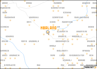 map of Mbalano