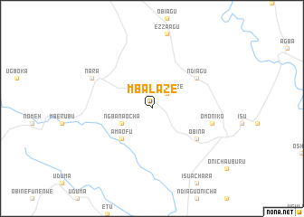 map of Mbalaze