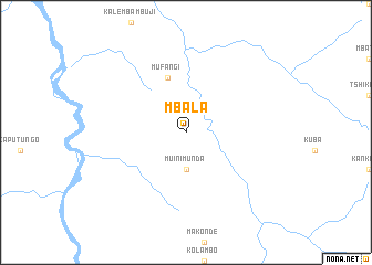 map of Mbala