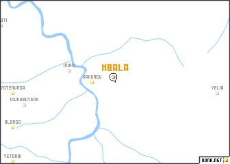 map of Mbala