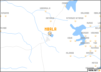 map of Mbala