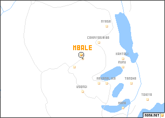 map of Mbale