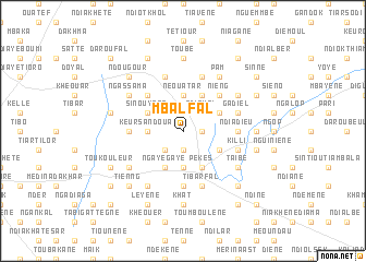 map of Mbal Fal