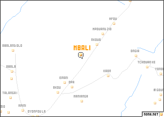 map of Mbali