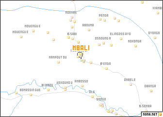 map of Mbali