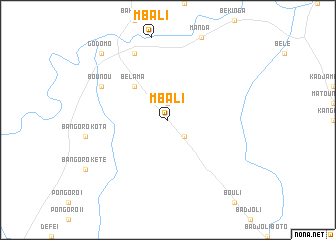 map of Mbali