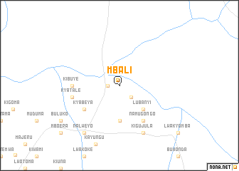 map of Mbali