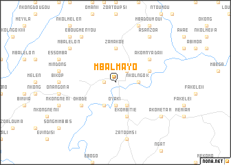 map of Mbalmayo