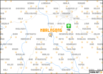 map of Mbalngong