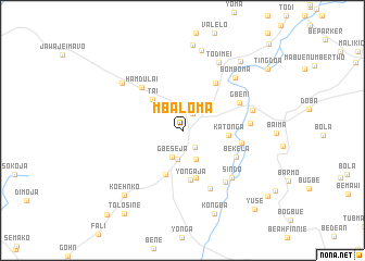 map of Mbaloma