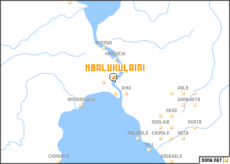 map of Mbaluku Laini